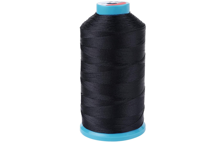 Aussel Black Bonded Nylon Sewing Thread